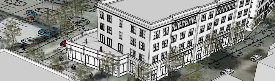 Putnam Block, Bennington - Grocery Building rendering