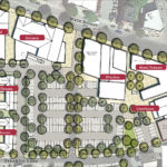 Putnam Block in Bennington, VT - large size schematic site plan