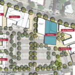 Putnam Block: site plan with Winslow Building marked